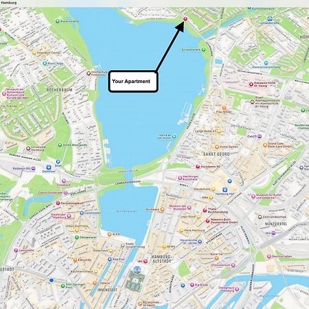 The Suites Alster Waterfront Family Apartments Hamburg Luaran gambar